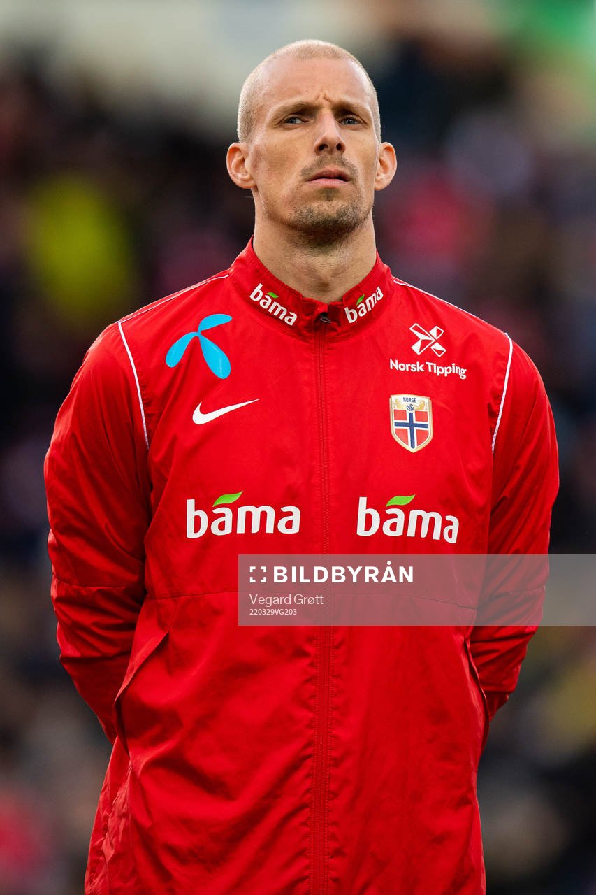 Goalkeeper André Hansen of Norway