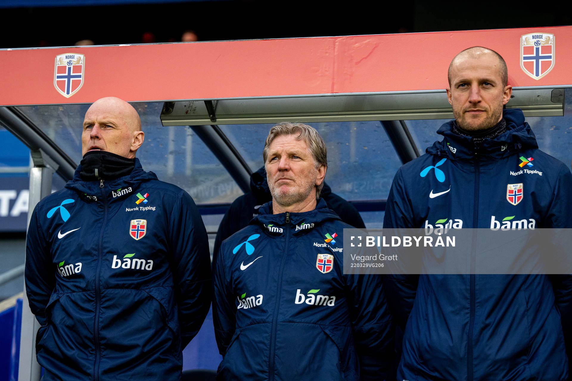 Ståle Solbakken, head coach, Kent Bergersen, assistant