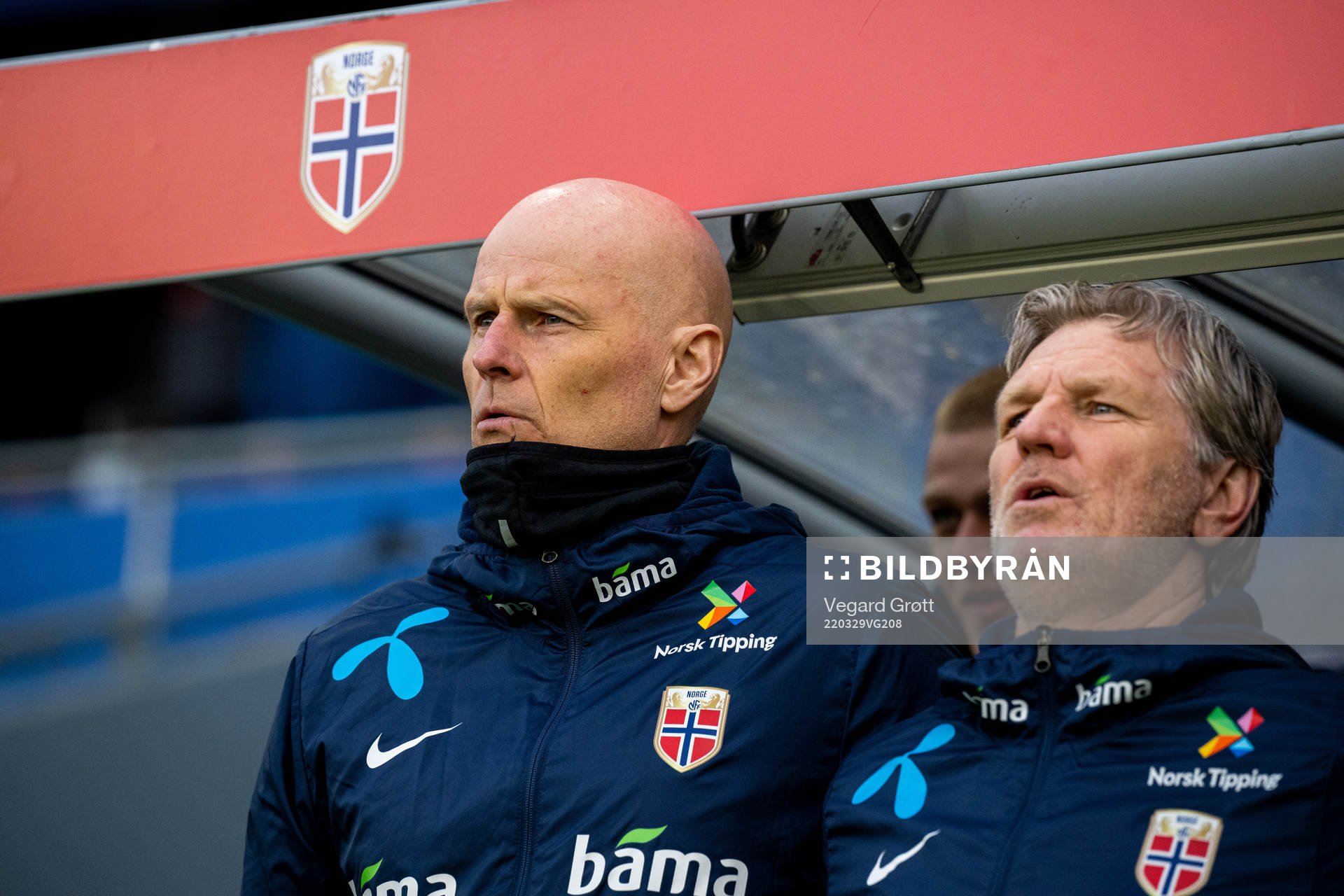 Ståle Solbakken, head coach, and Kent Bergersen, assistant