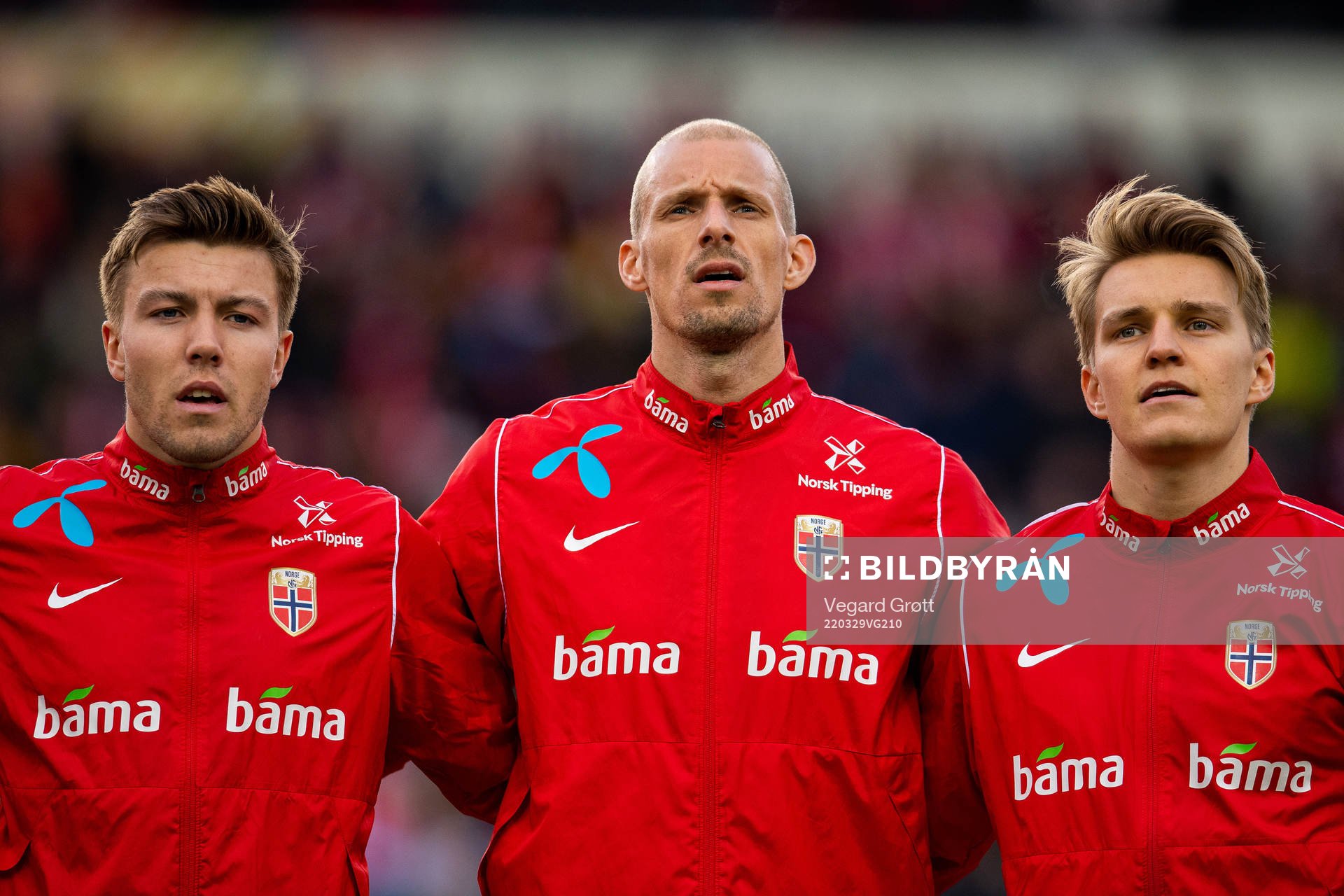 Fredrik André Bjørkan, goalkeeper André Hansen and