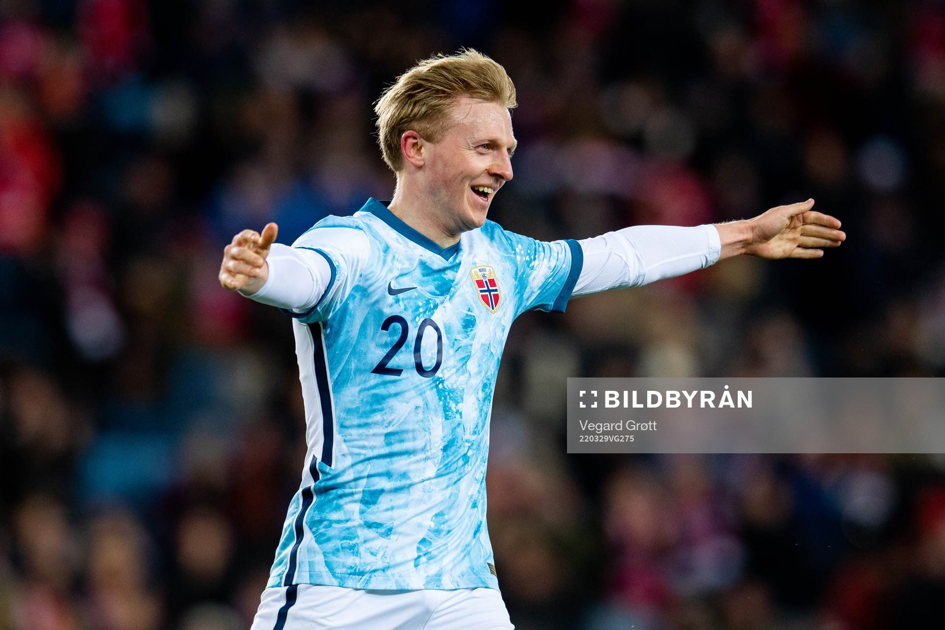 Mats Møller Dæhli of Norway celebrates