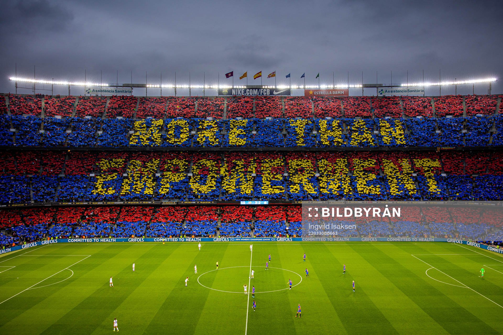 General view of Camp Nou