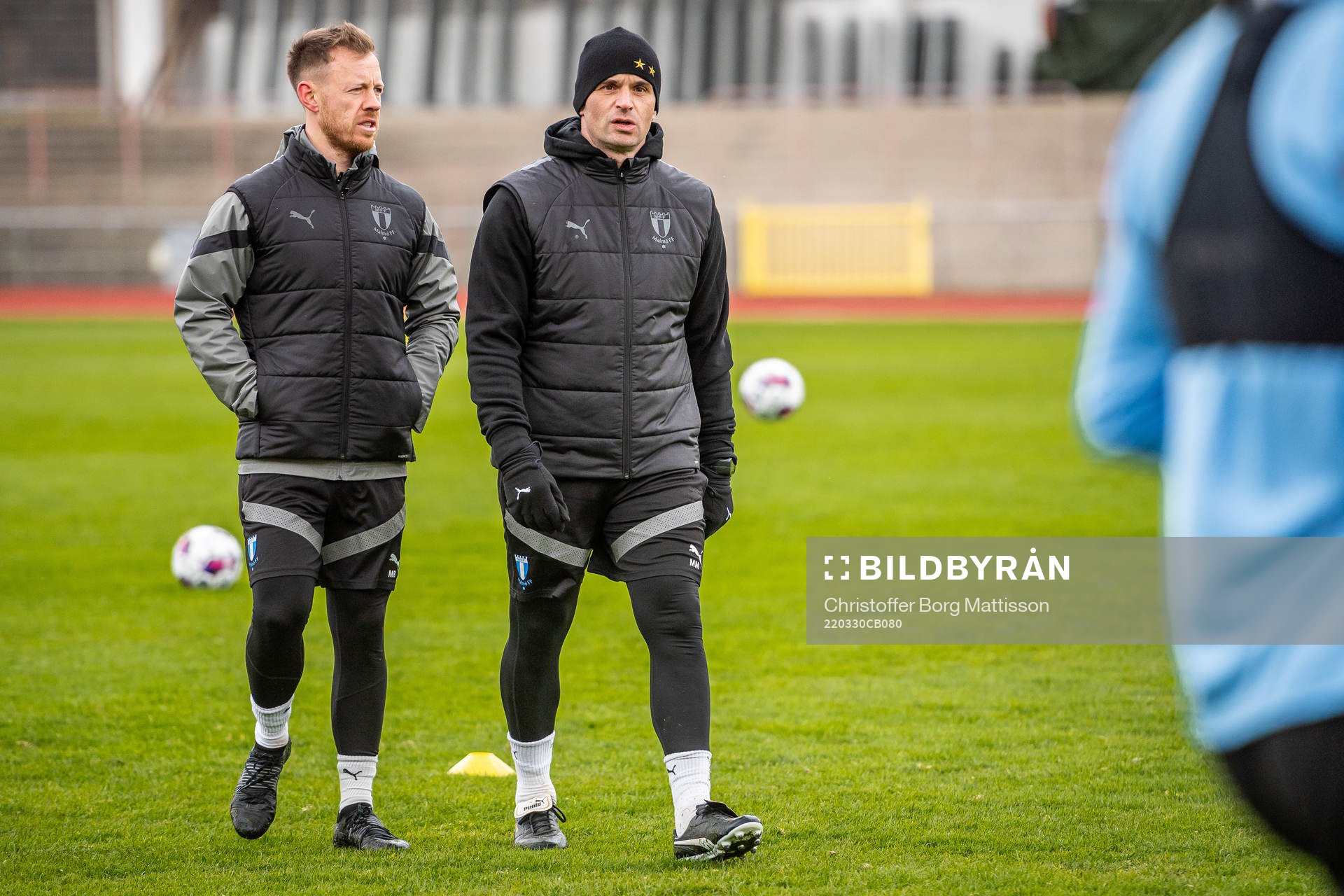 Fystränare Mark Read och tränare Milos Milojevic
