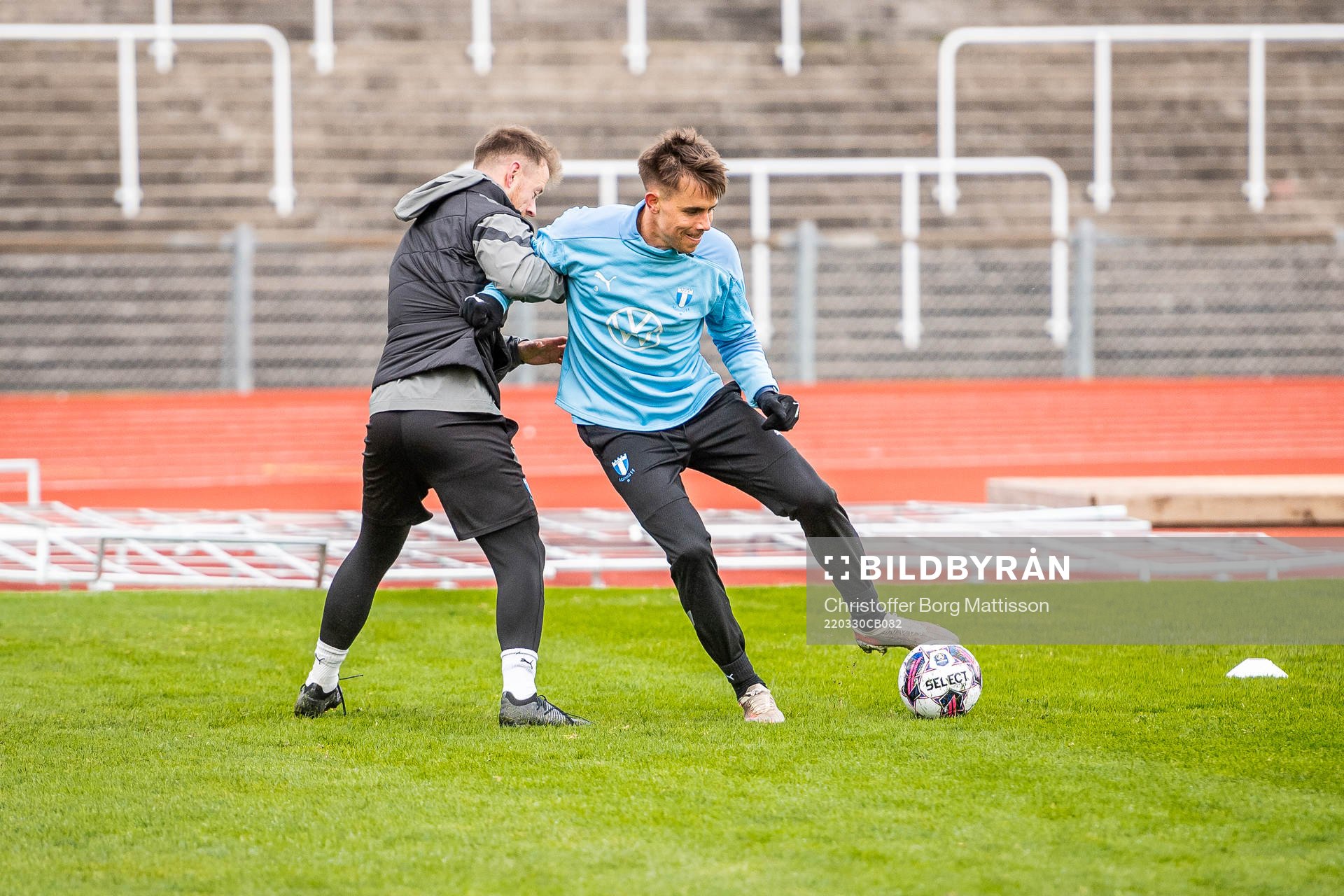 Fystränare Mark Read och Jonas Knudsen
