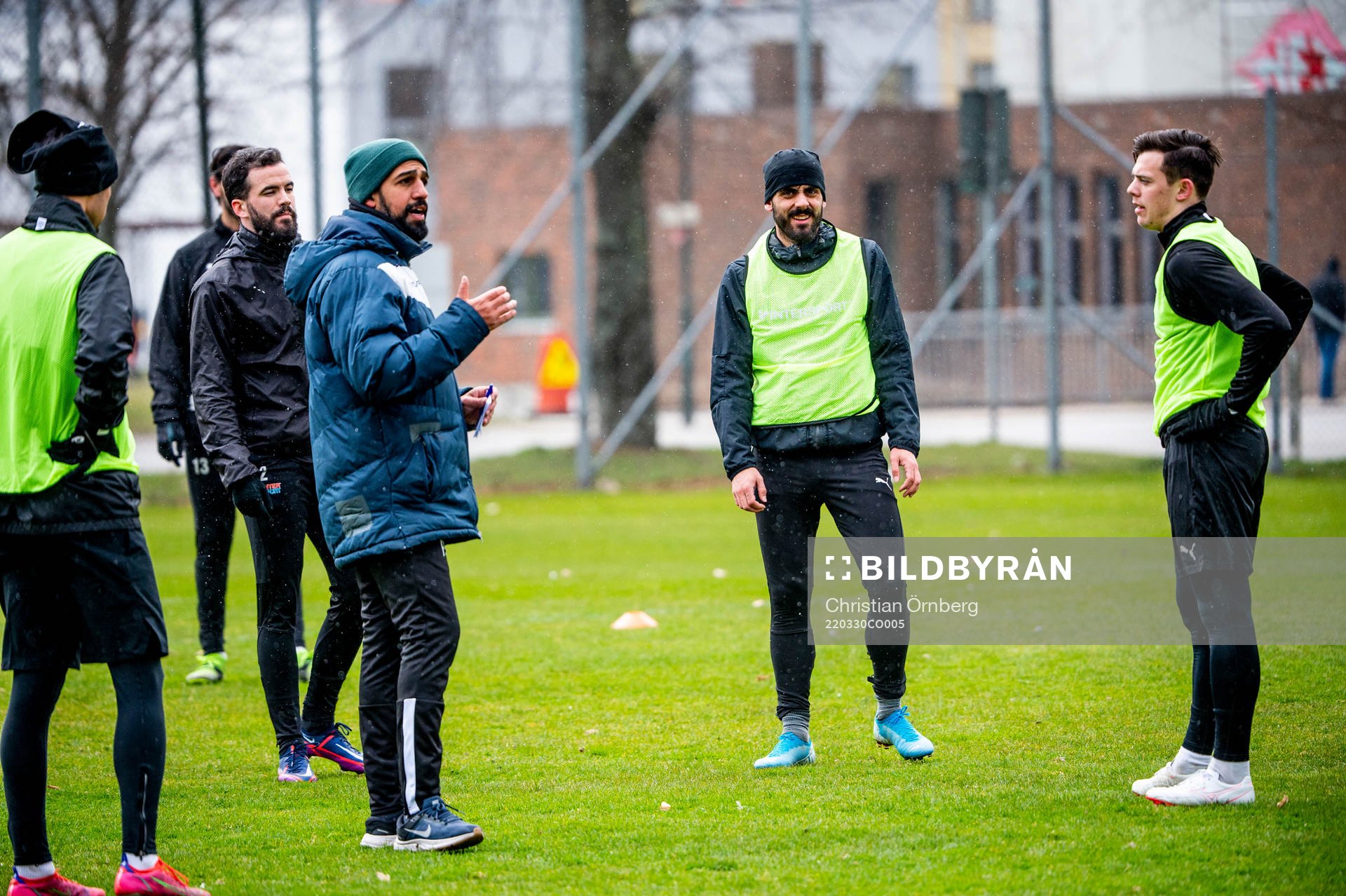 Zackarias Faour med tränare Firat Sahan