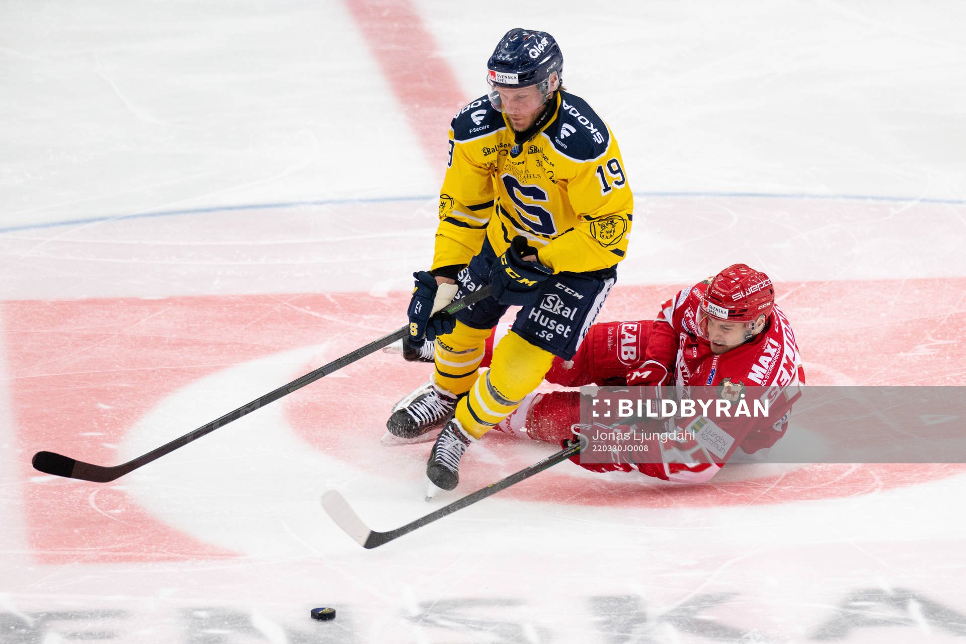 Södertäljes William Haag och Troja/Ljungbys Roman Semjonov