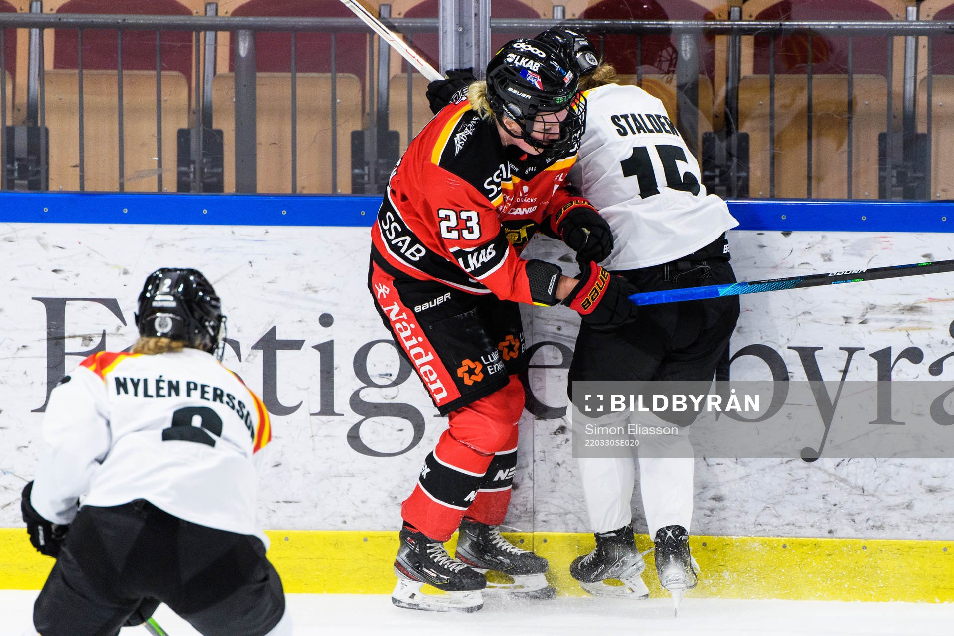 Luleås Pernilla Forsgren och Brynäs Lara Stalder