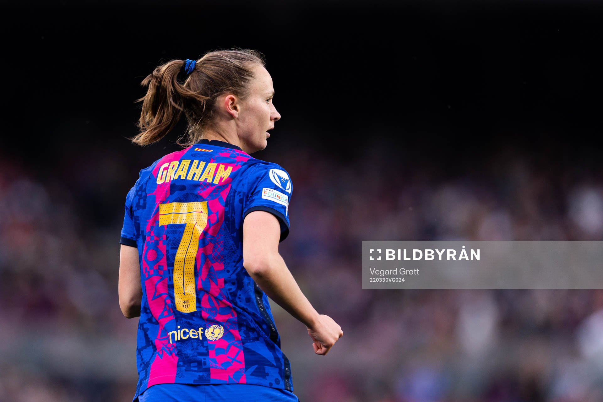 Caroline Graham Hansen of Barcelona