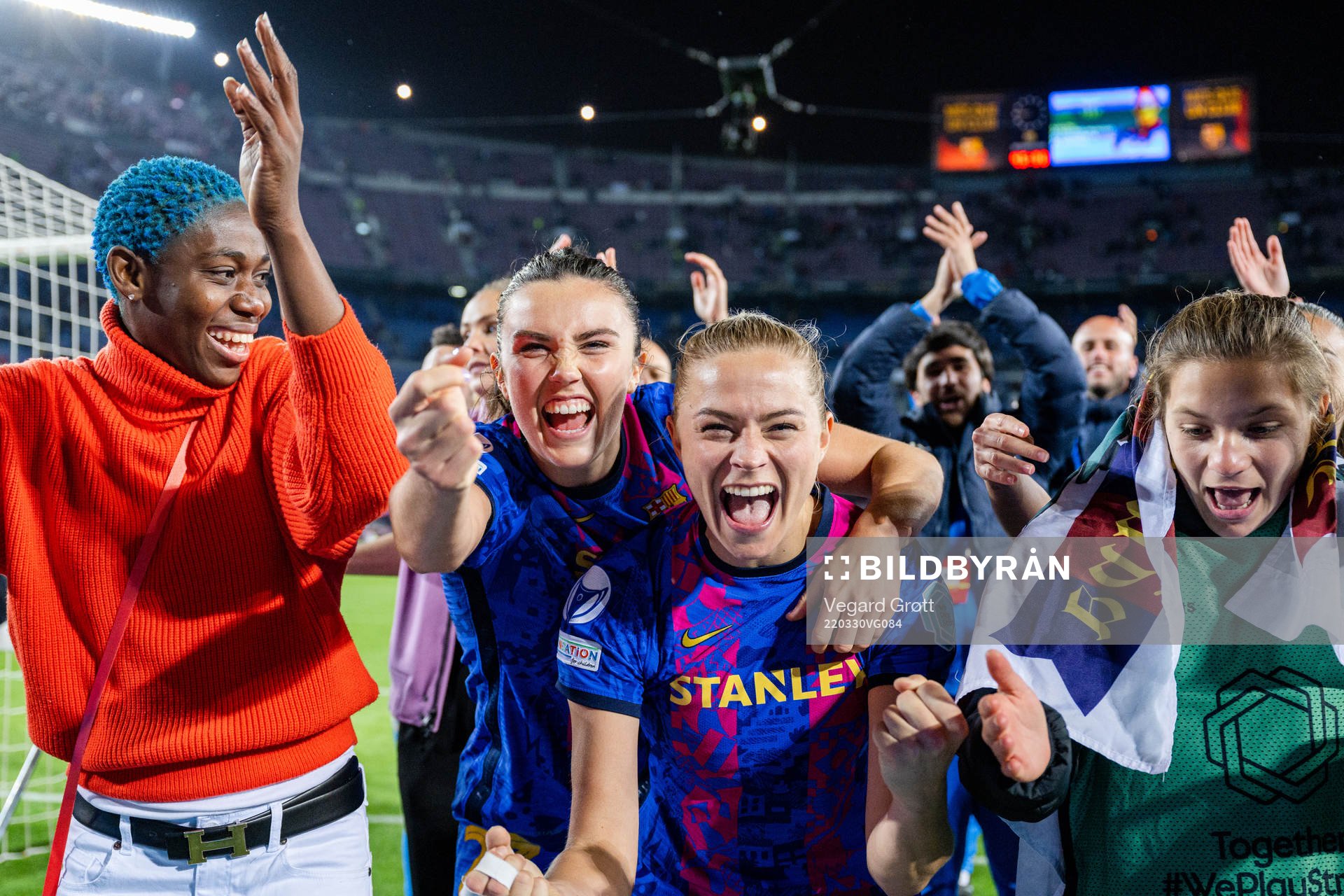 Fridolina Rolfö and Ingrid Syrstad Engen of Barcelona
