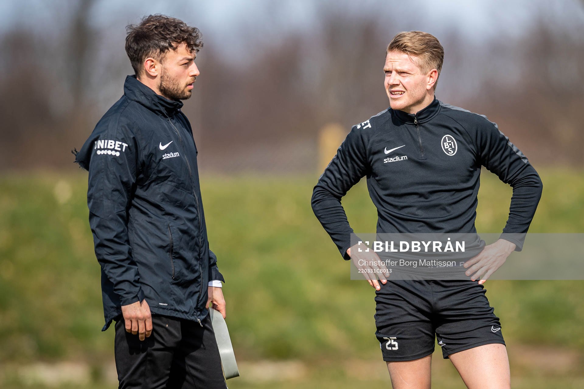 Fystränare Sebastian Ceder och Jacob Blixt