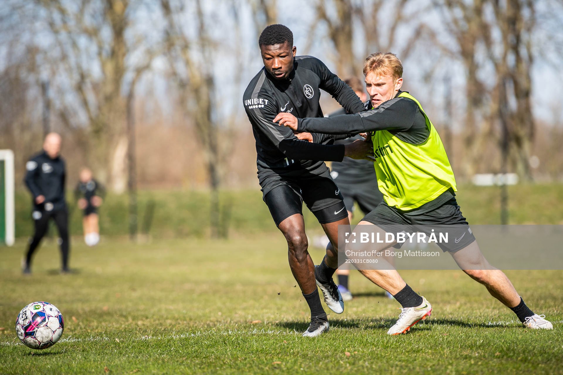 Ousmane Diawara och Edvin Dahlqvist