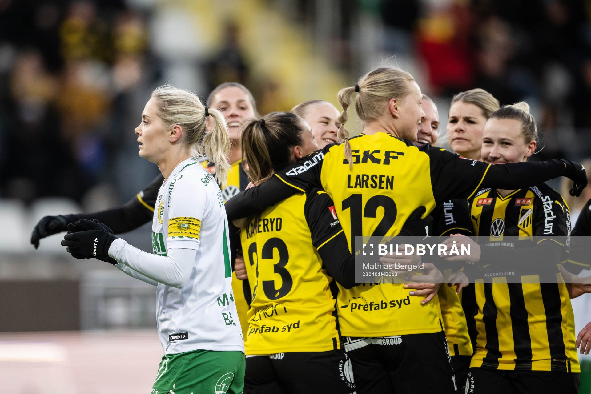 Hammarbys Alice Carlsson deppar
