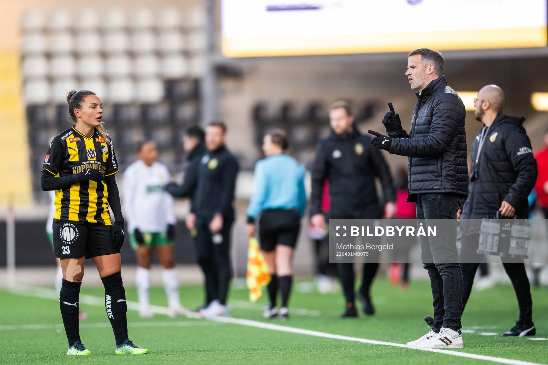 Häckens Johanna Ryttning Kaneryd och tränare Robert