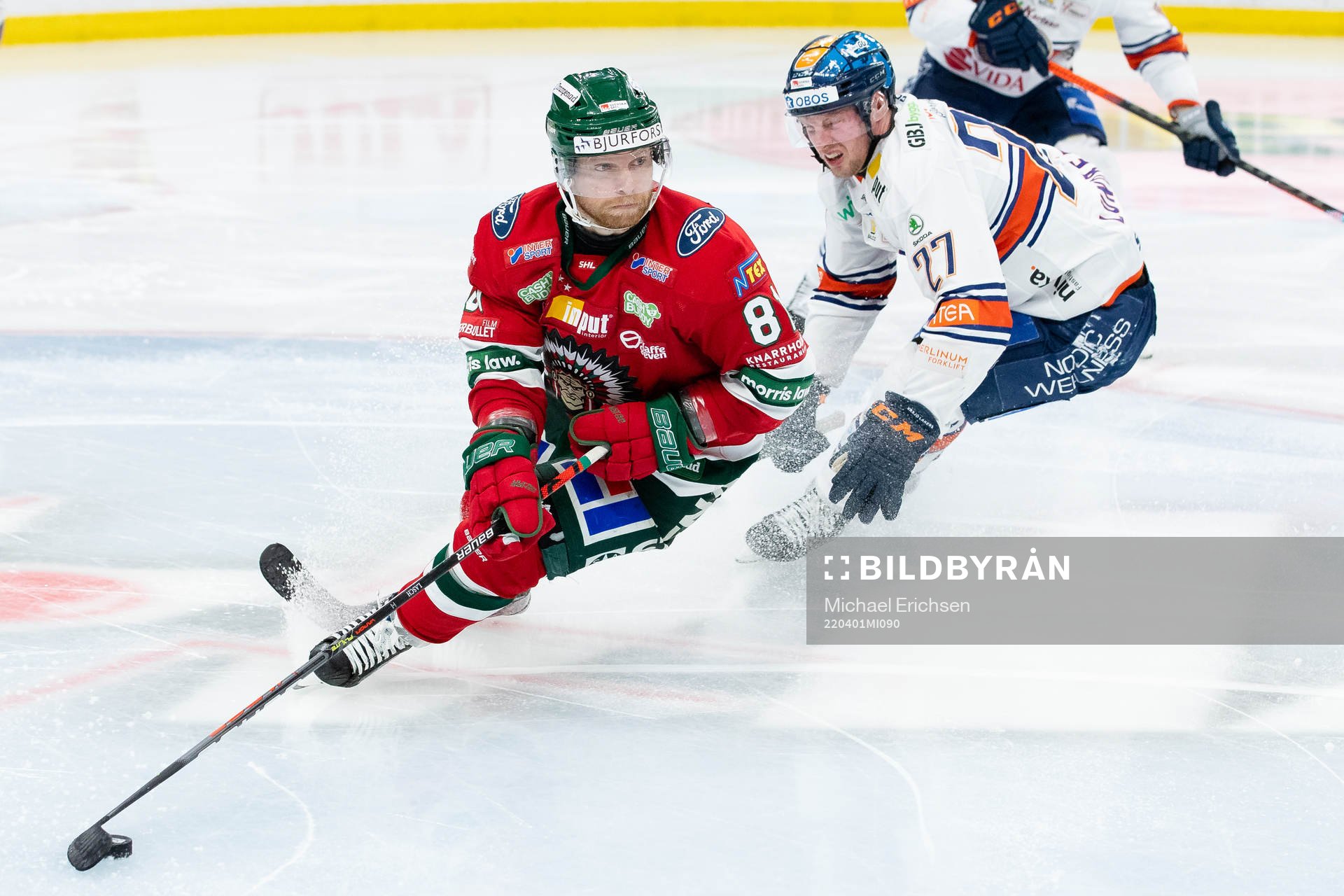 Frölundas Ryan Lasch och Växjös Martin Lundberg