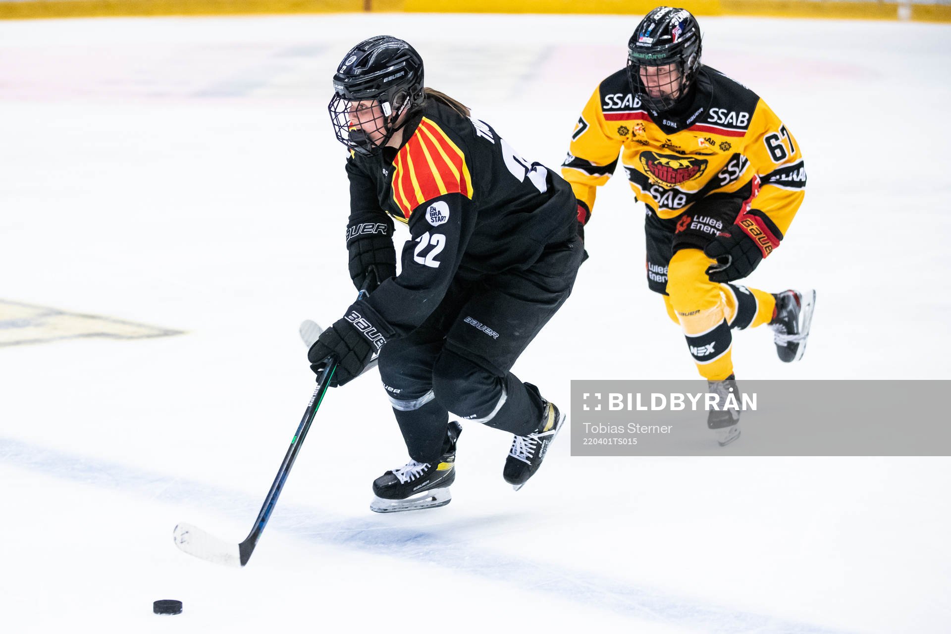 Brynäs Hanna Thuvik och Luleås Linn Peterson