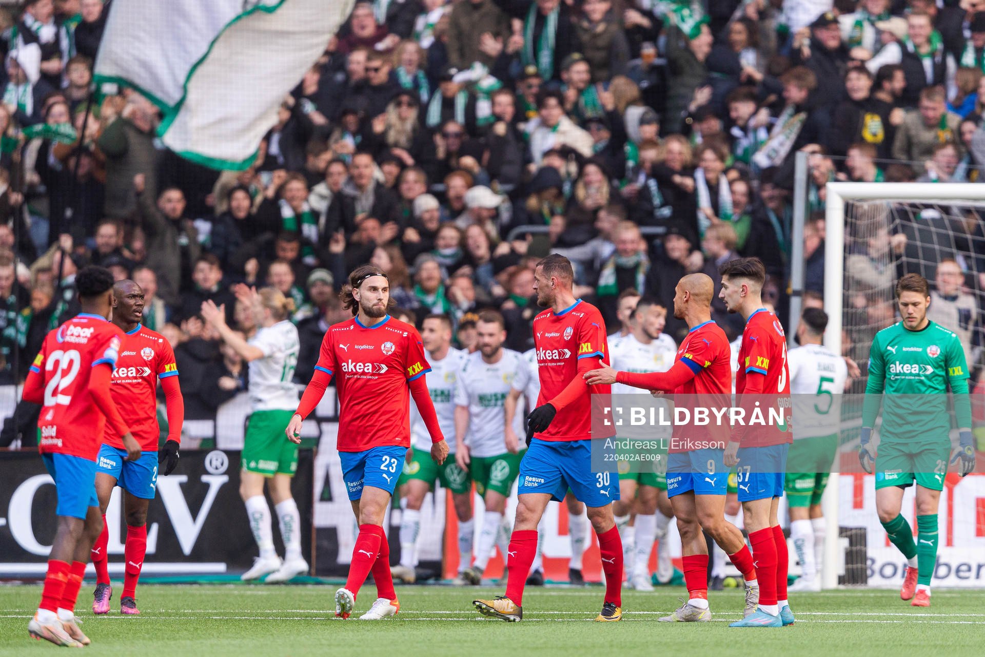 Helsingborgs Ali Suljic, Albert Ejupi, Viktor Lundberg ,