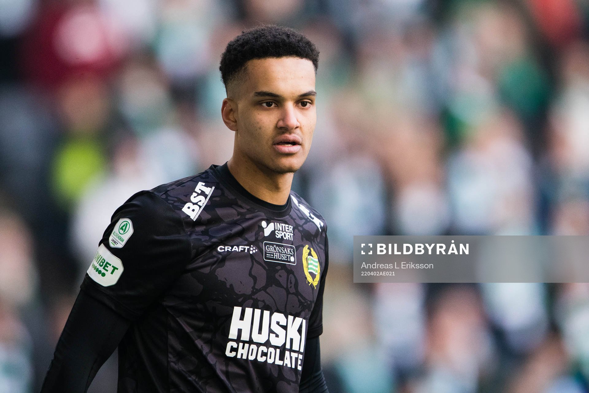 Hammarbys målvakt Oliver Dovin