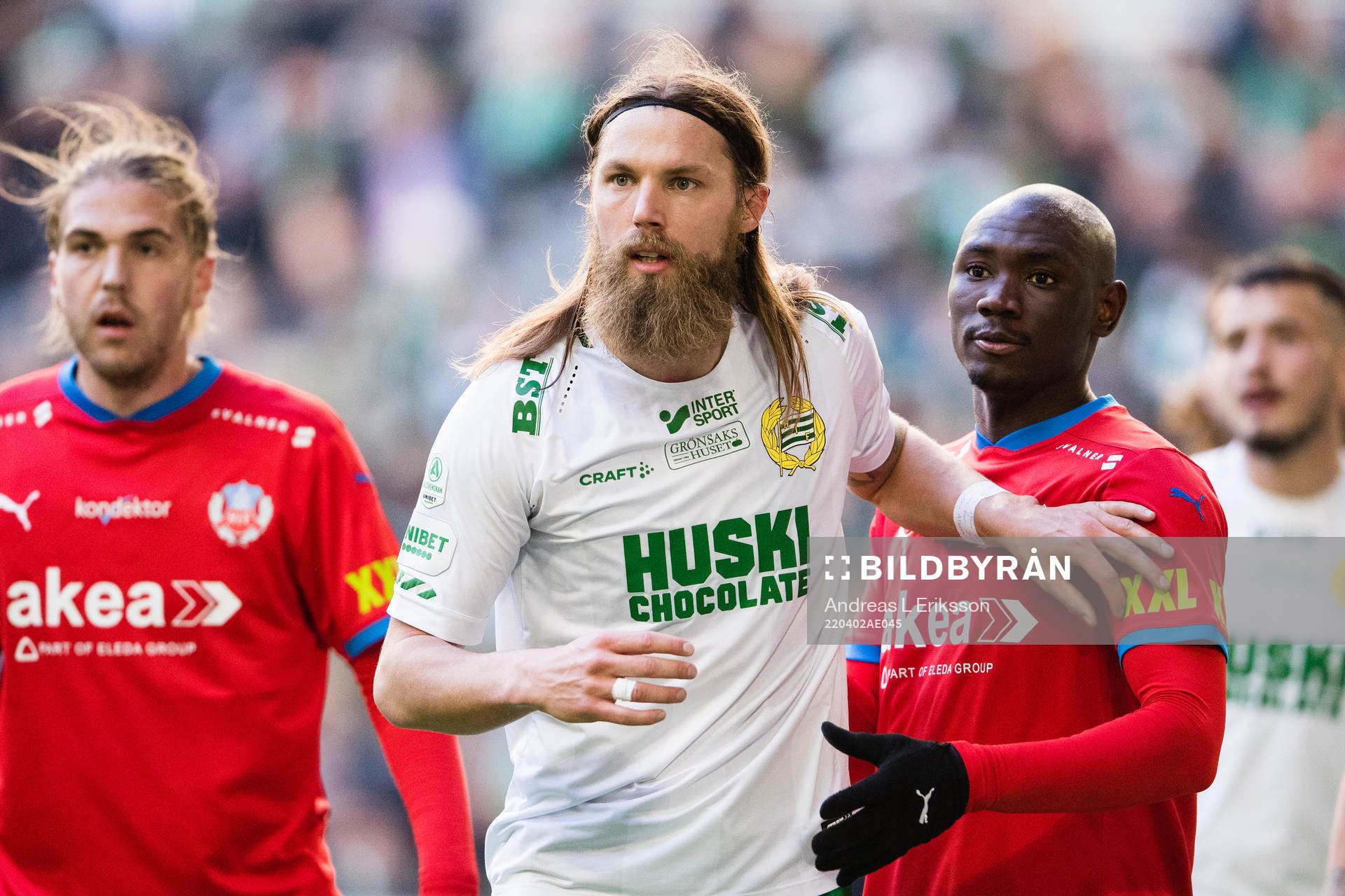 Hammarbys Björn Paulsen och Helsingborgs Ravy Tsouka-Dozi