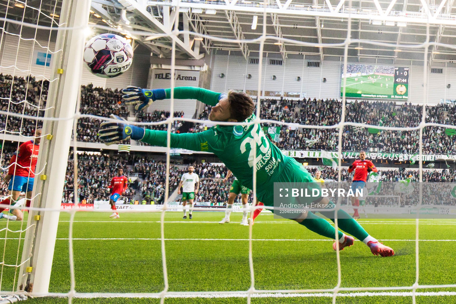 Helsingborgs målvakt Kalle Joelsson