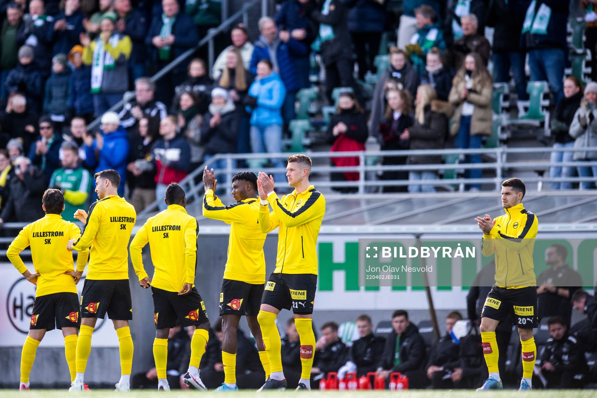Holmbert Fridjonsson and Ylldren Ibrahimaj of Lillestrøm