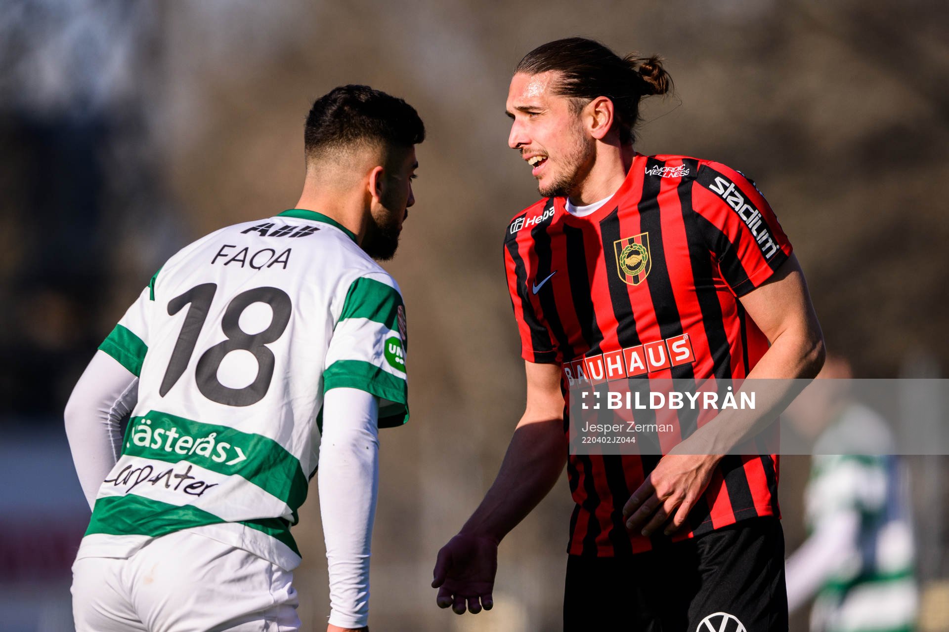 Västerås Ahmed Faqa och Brommapojkarnas Nikola Vasic