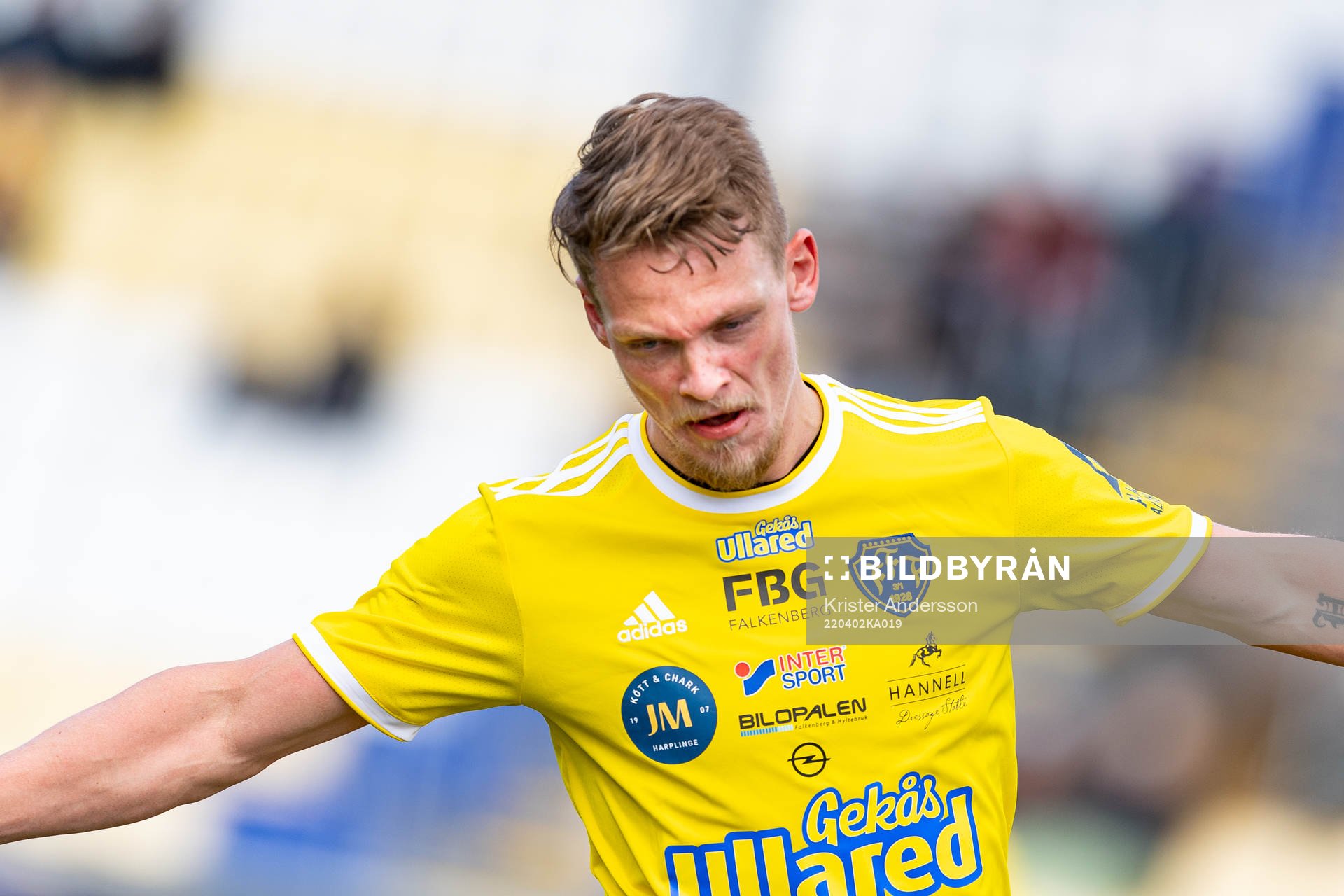 Falkenbergs Robin Hofsö jublar
