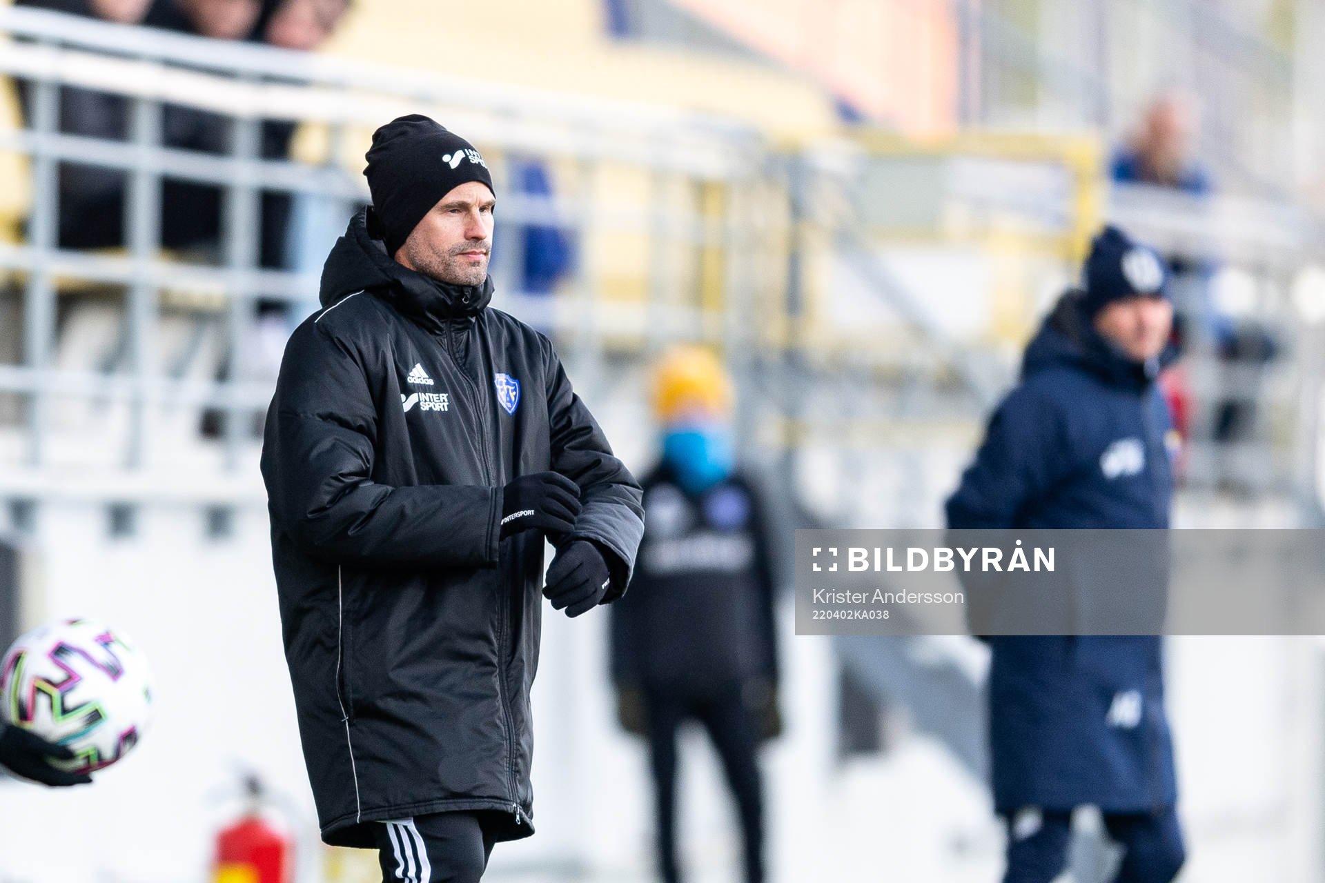 Falkenbergs tränare Christoffer Andersson