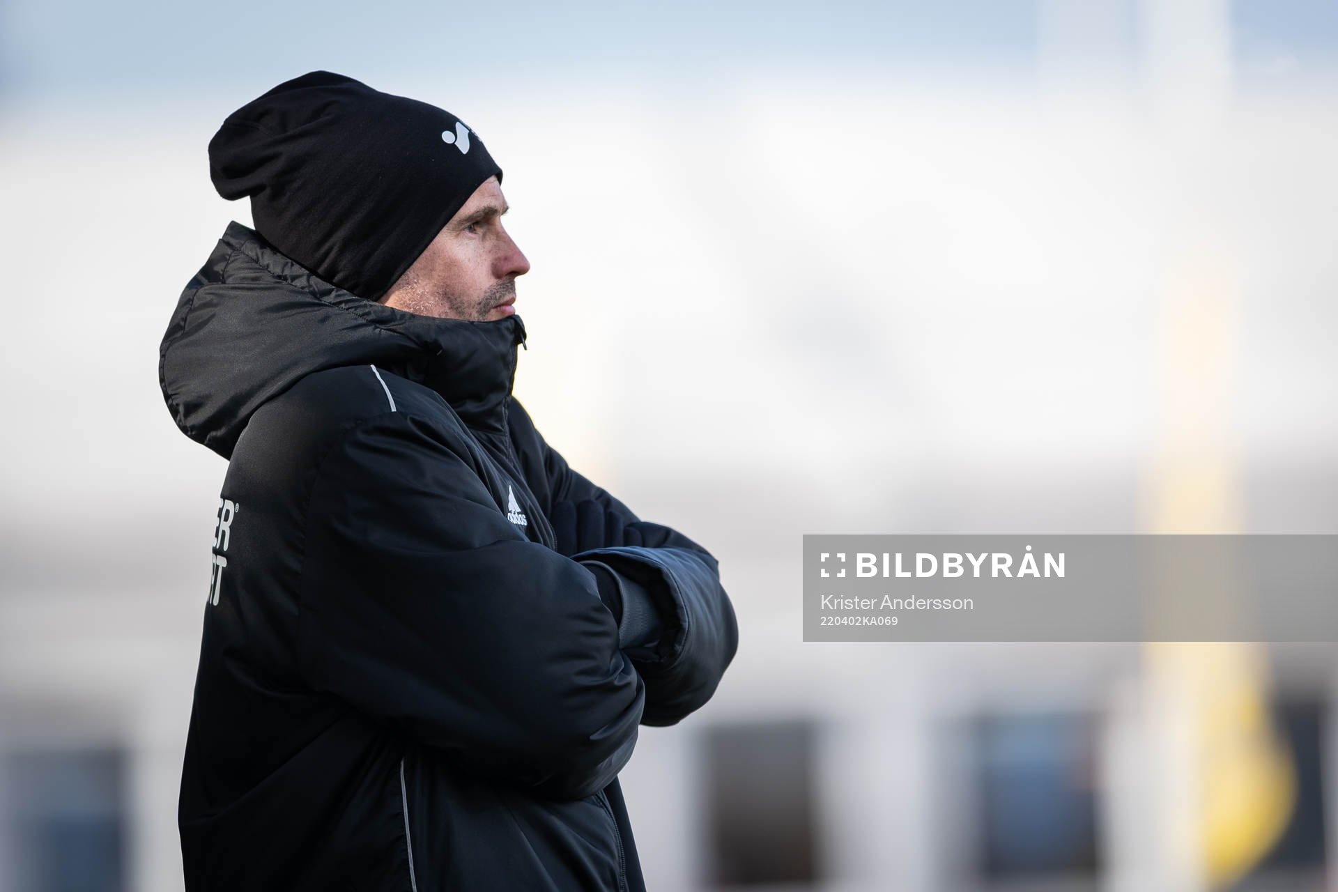 Falkenbergs tränare Christoffer Andersson