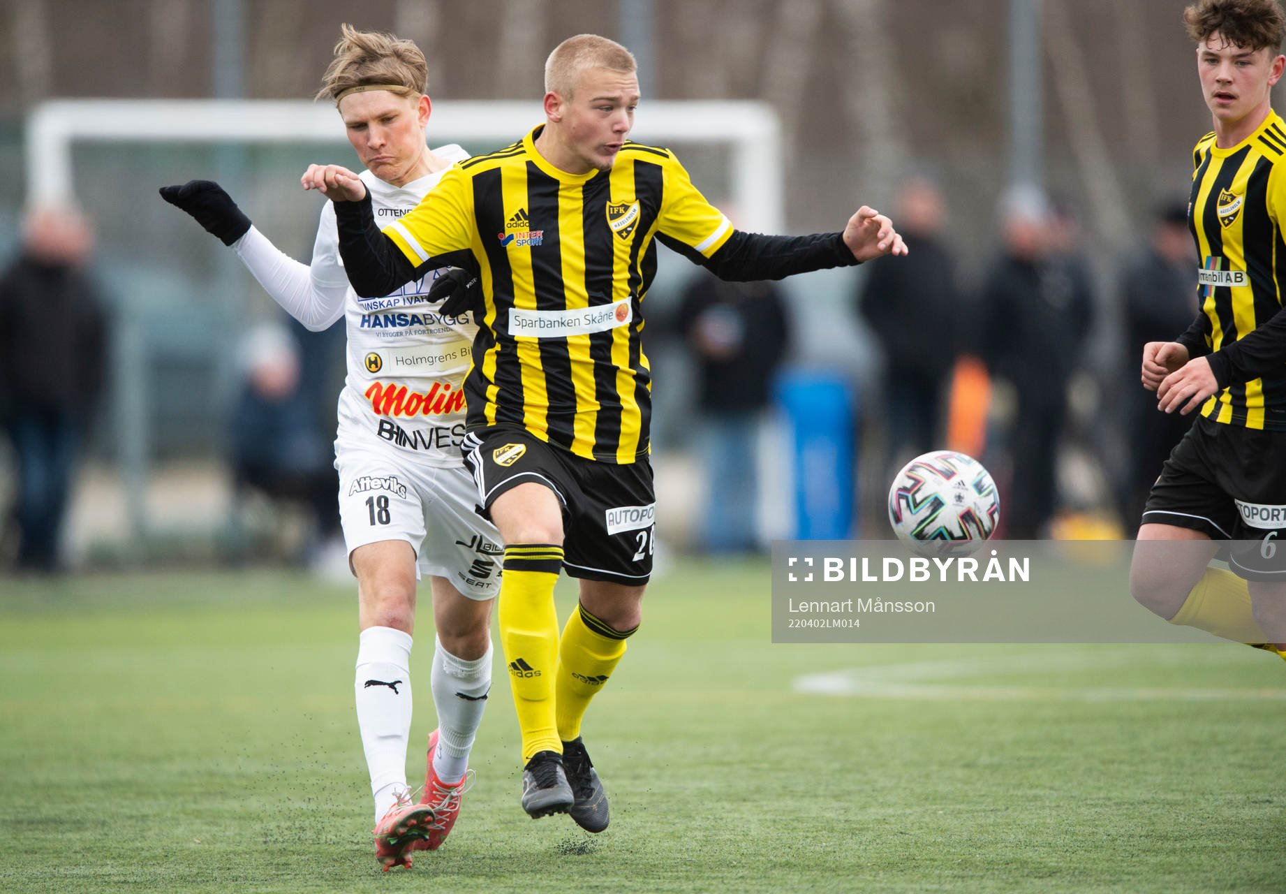 IFK Hässleholms Olle Kjellman Olblad i matchen i div. 2