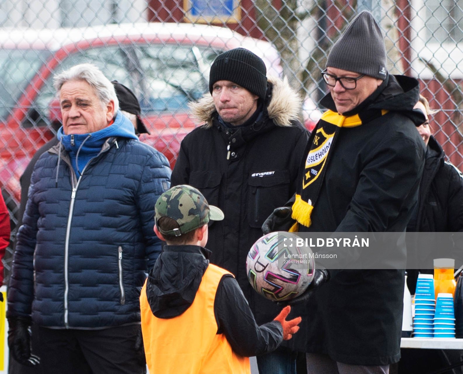 IFK Hässleholms Supporters Åke Johansson, Ola Persson och