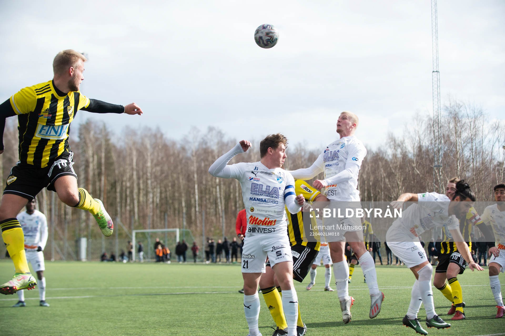 IFK Hässleholms Jens Lynard i matchen i div. 2 Södra