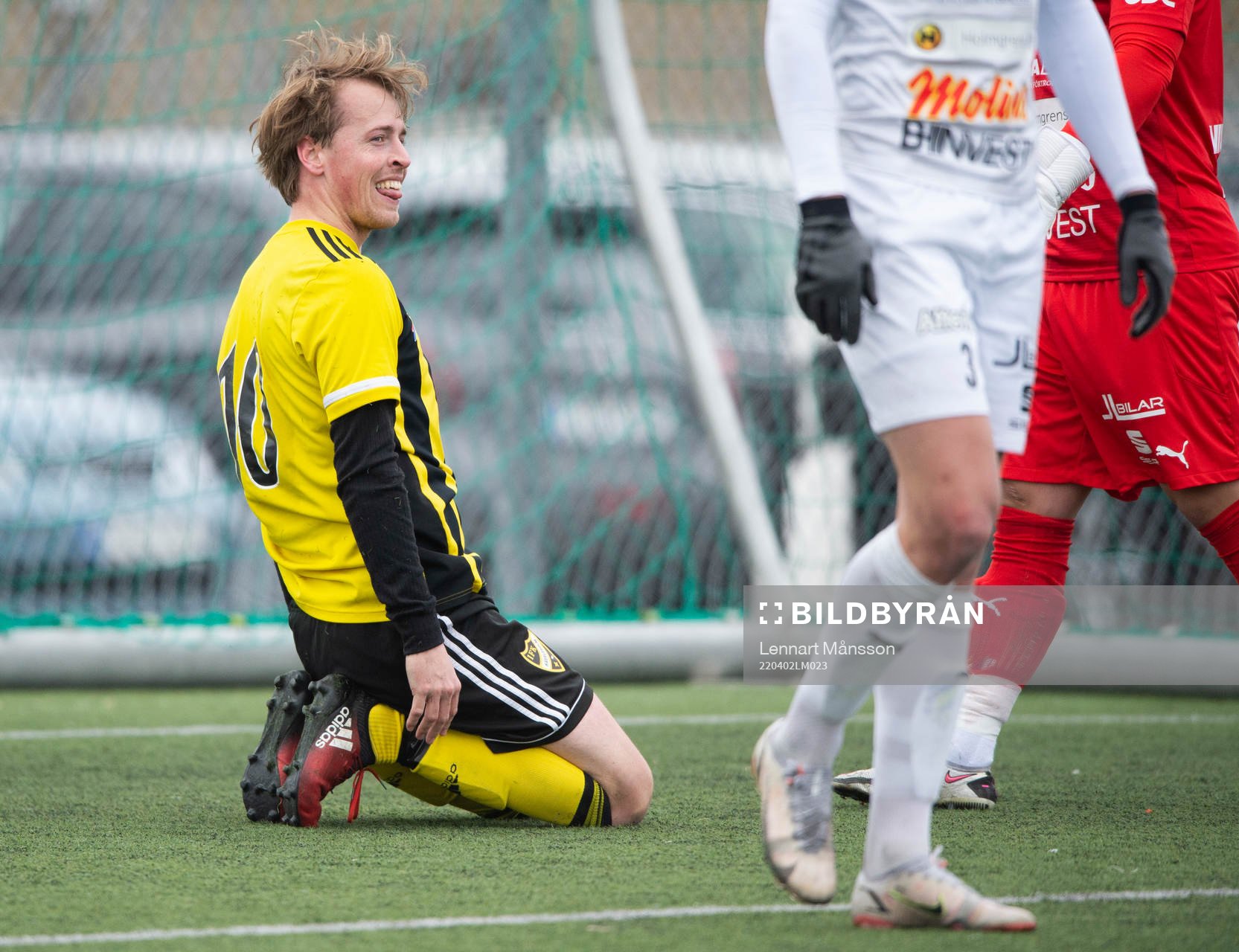 IFK Hässleholms Robin Strömberg  i matchen i div. 2