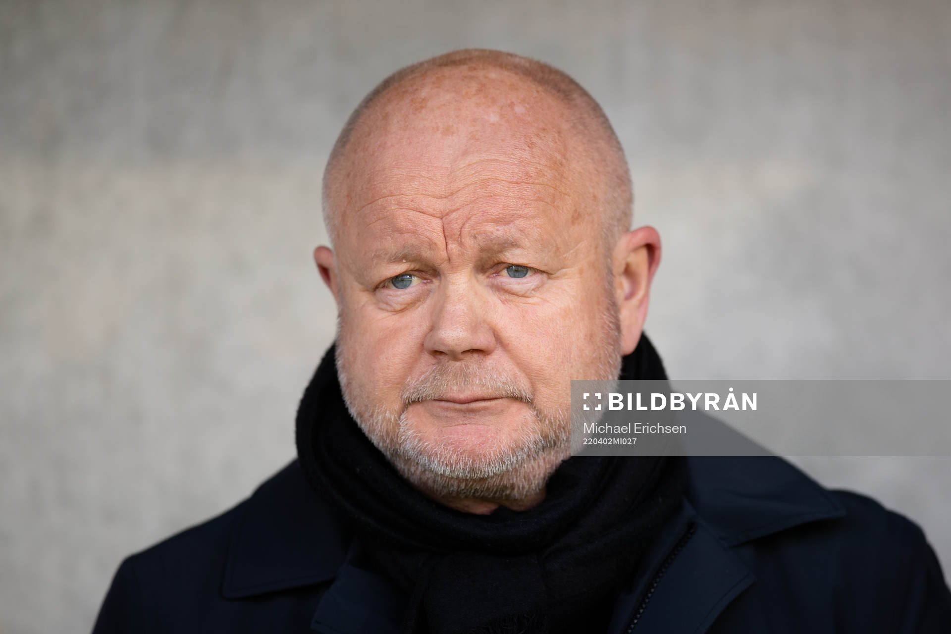 Häckens tränare Per-Mathias Høgmo innan  fotbollsmatchen