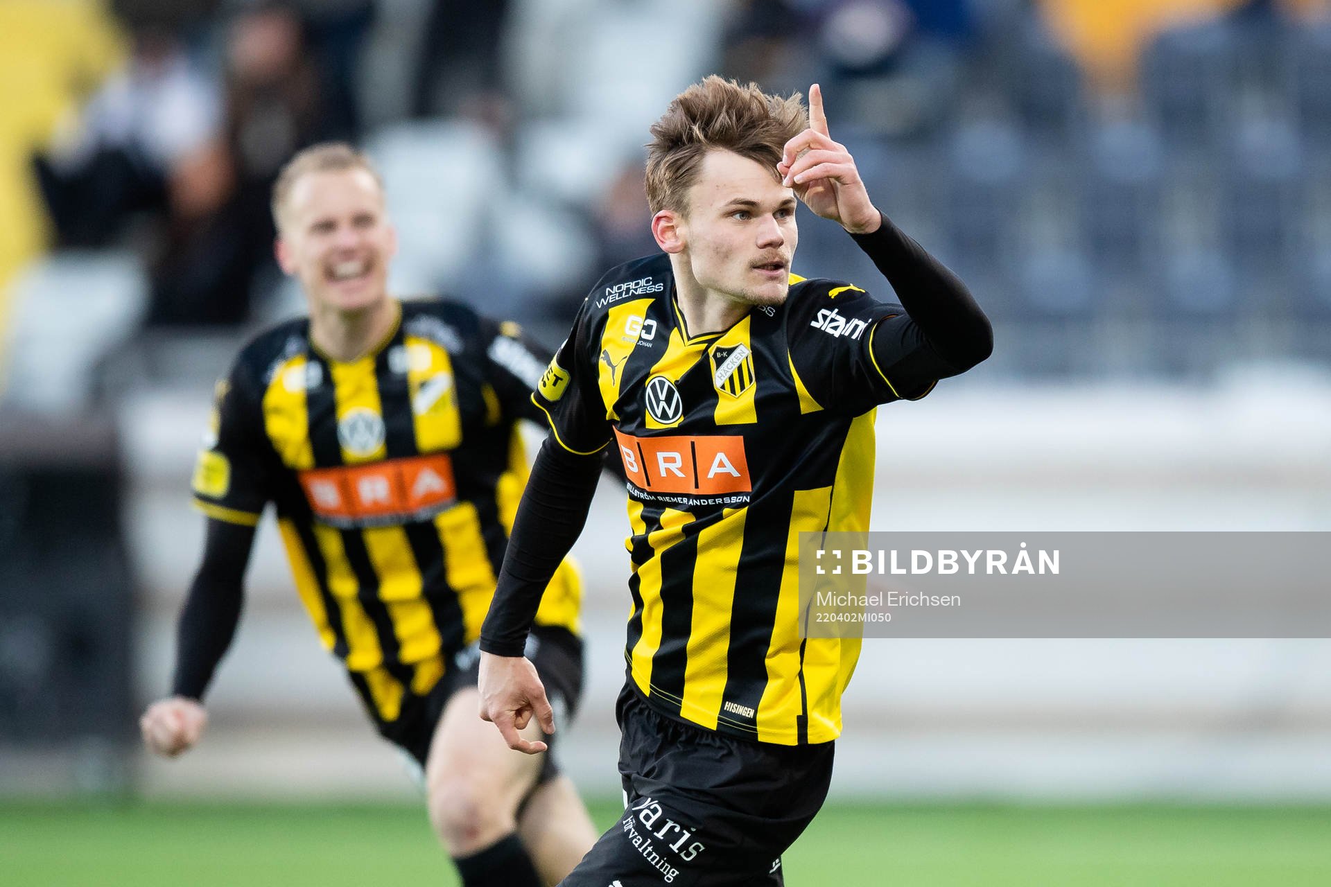 Häckens Oscar Uddenäs jublar