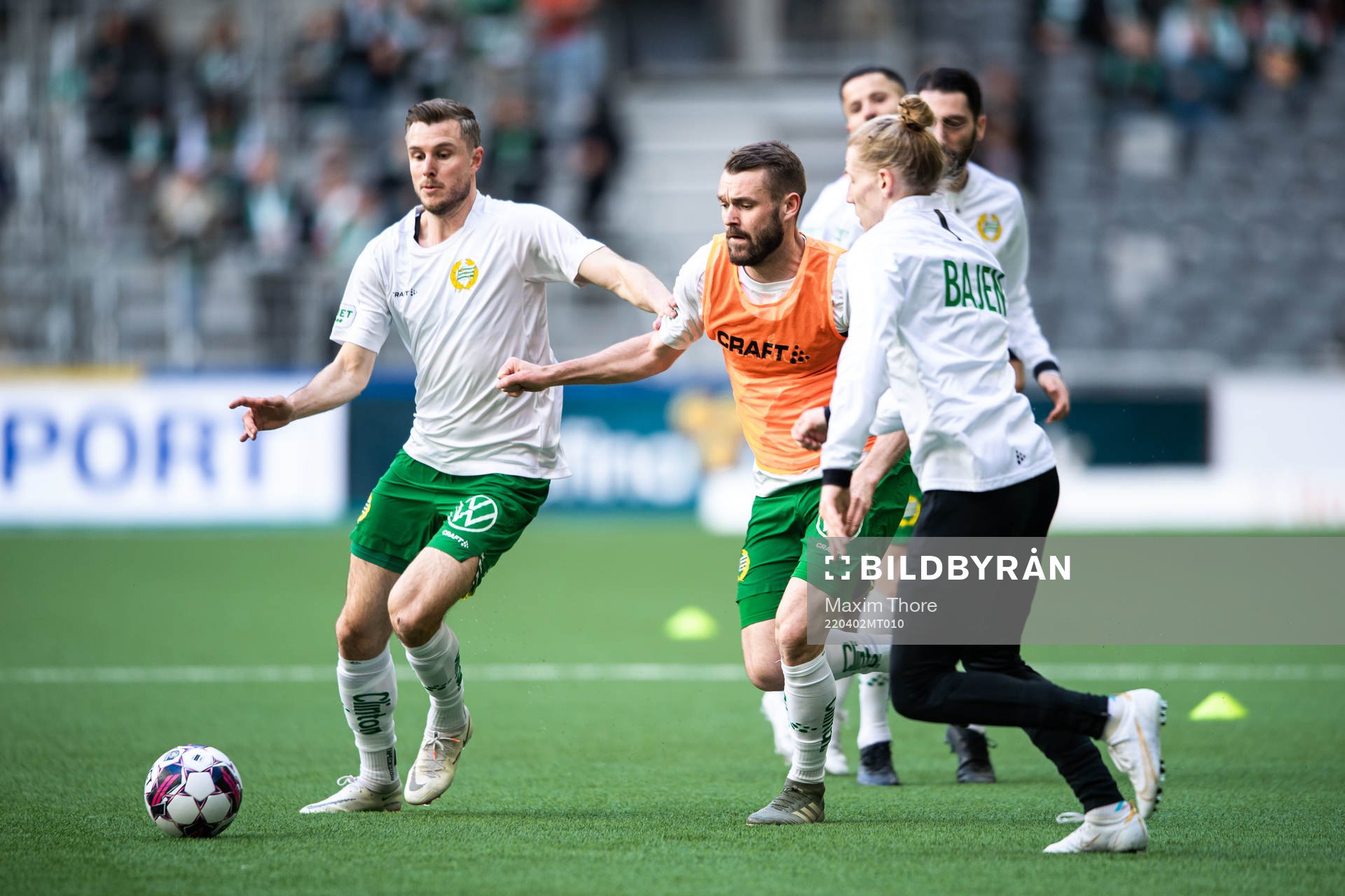 Hammarbys Richard Magyar och Mads Fenger