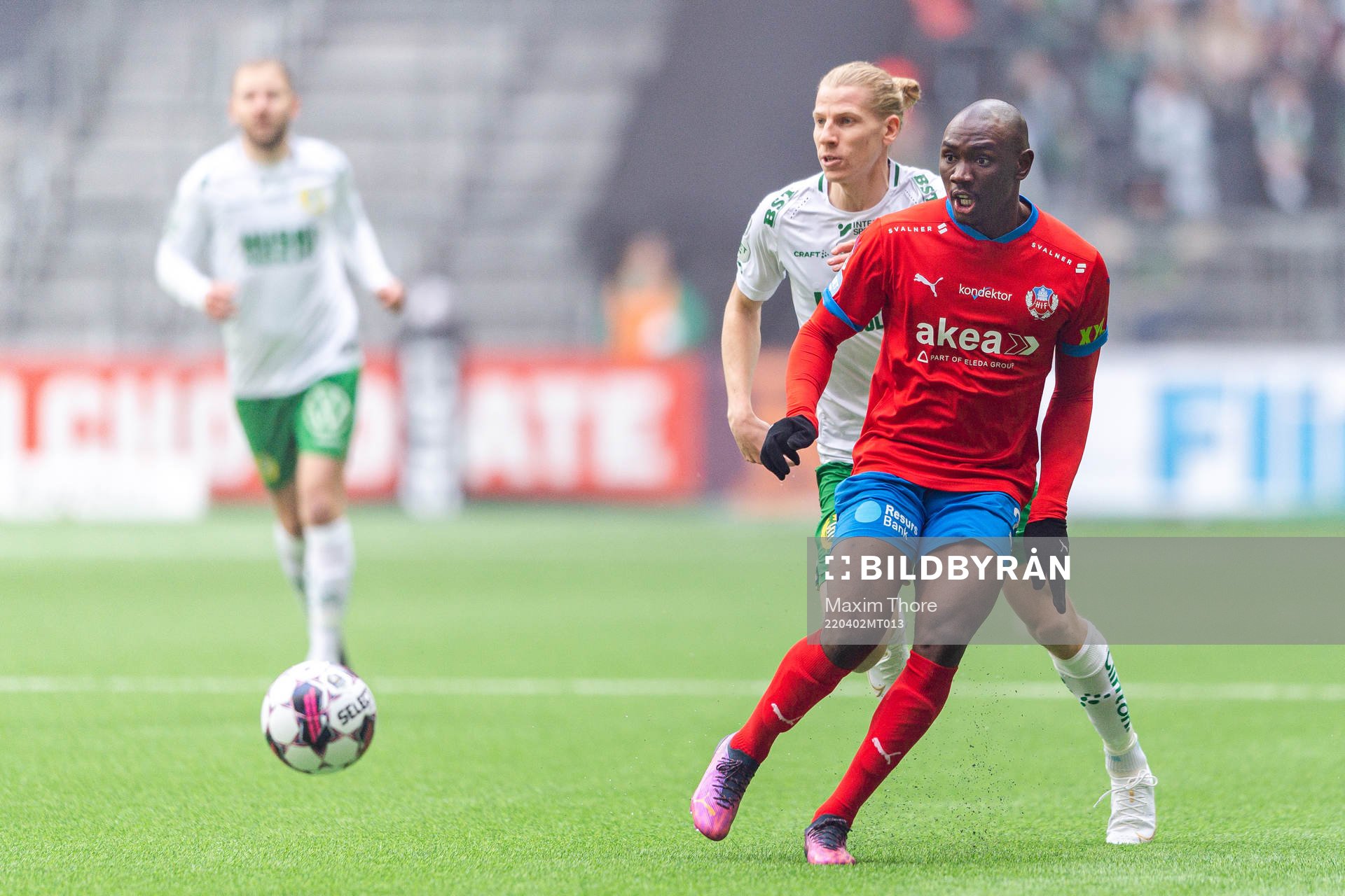 Hammarbys Gustav Ludwigson och Helsingborgs Ravy Tsouka-Dozi
