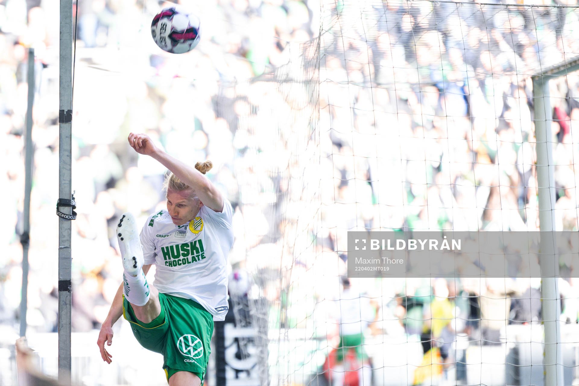 Hammarbys Gustav Ludwigson jublar