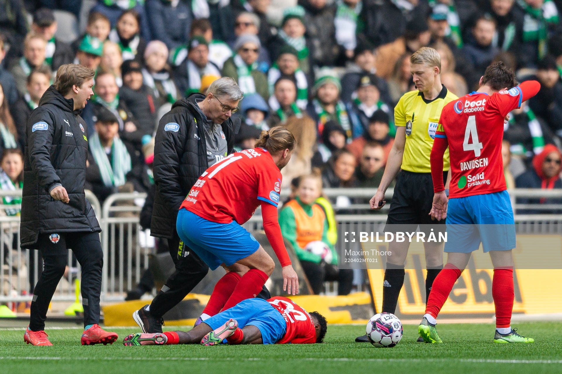 Helsingborgs Taha Ali har ont