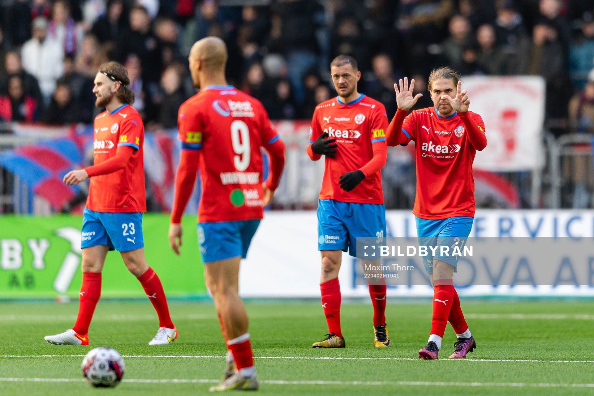 Helsingborgs Charlie Weberg deppar