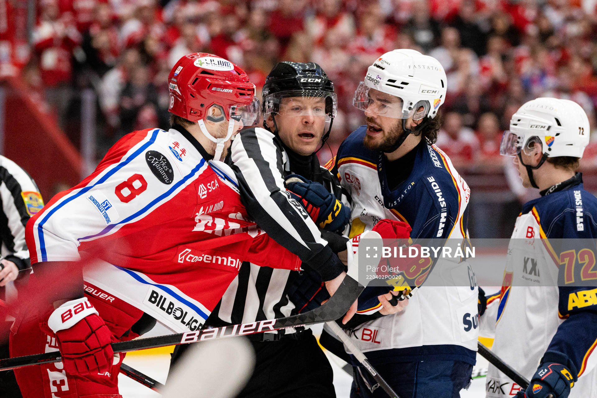 Timrås Ziyat Paigin och Djurgårdens Eric Gelinas