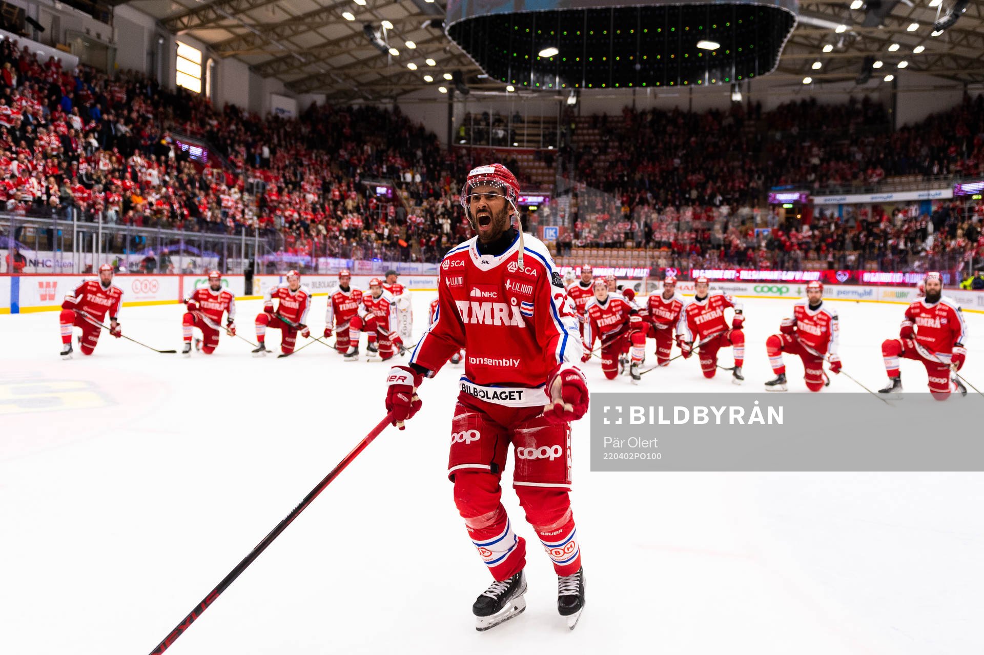Timrås Jeremy Boyce-Rotevall jublar