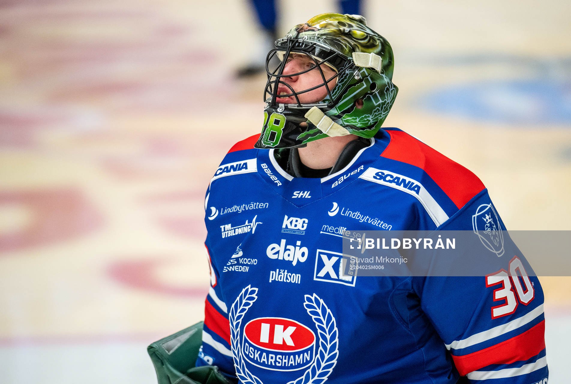 Oskarshamns målvakt Tomas Rydén