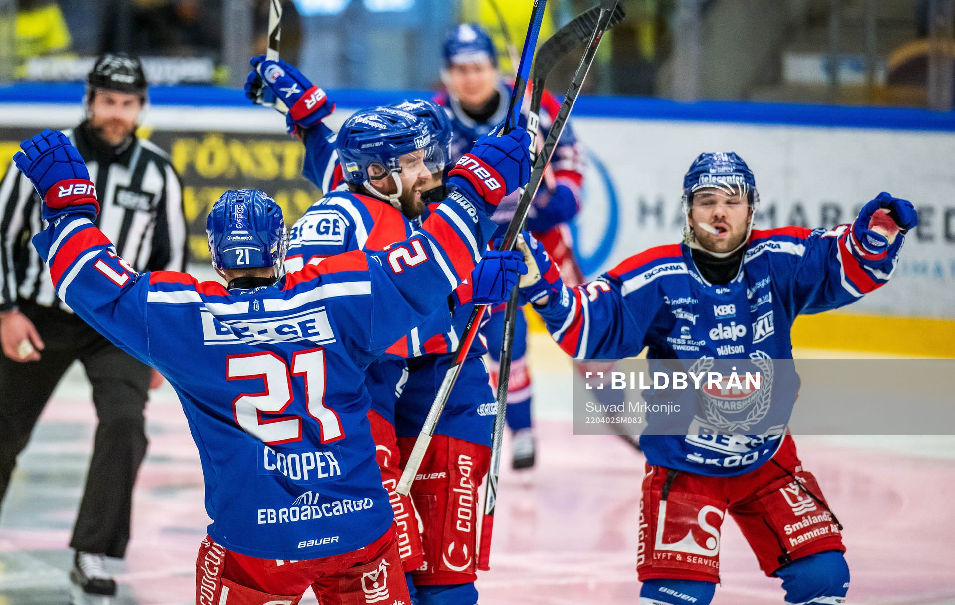 Oskarshamns Tomas Zohorna jublar med lagkamrater