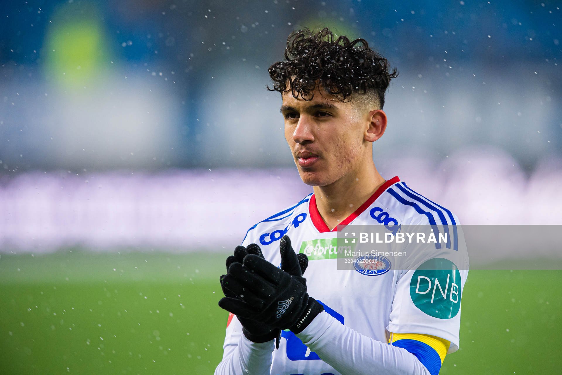 Osame Sahraoui of Vålerenga after the Eliteserien match between Molde and Vålerenga on April 2, 2022 in Molde.