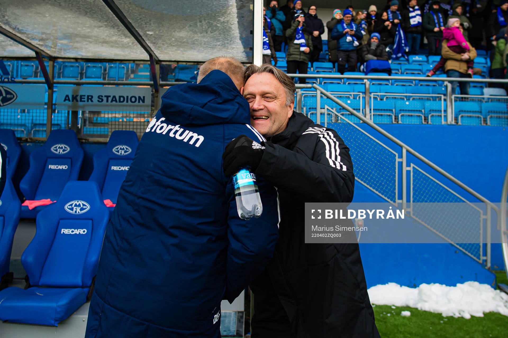 Dag-Eilev Fagermo, head coach of Vålerenga, and Erling
