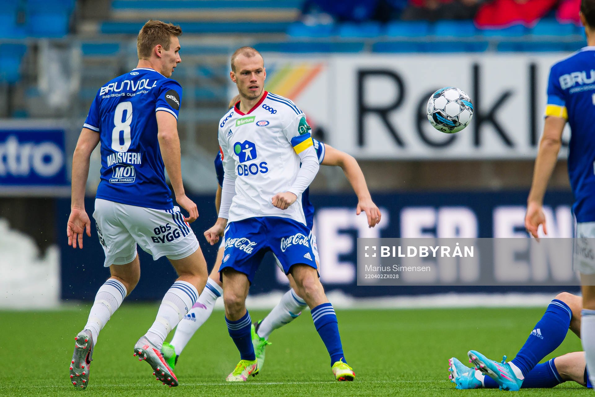 Petter Dahle Strand of Vålerenga during the Eliteserien match between Molde and Vålerenga on April 2, 2022 in Molde.