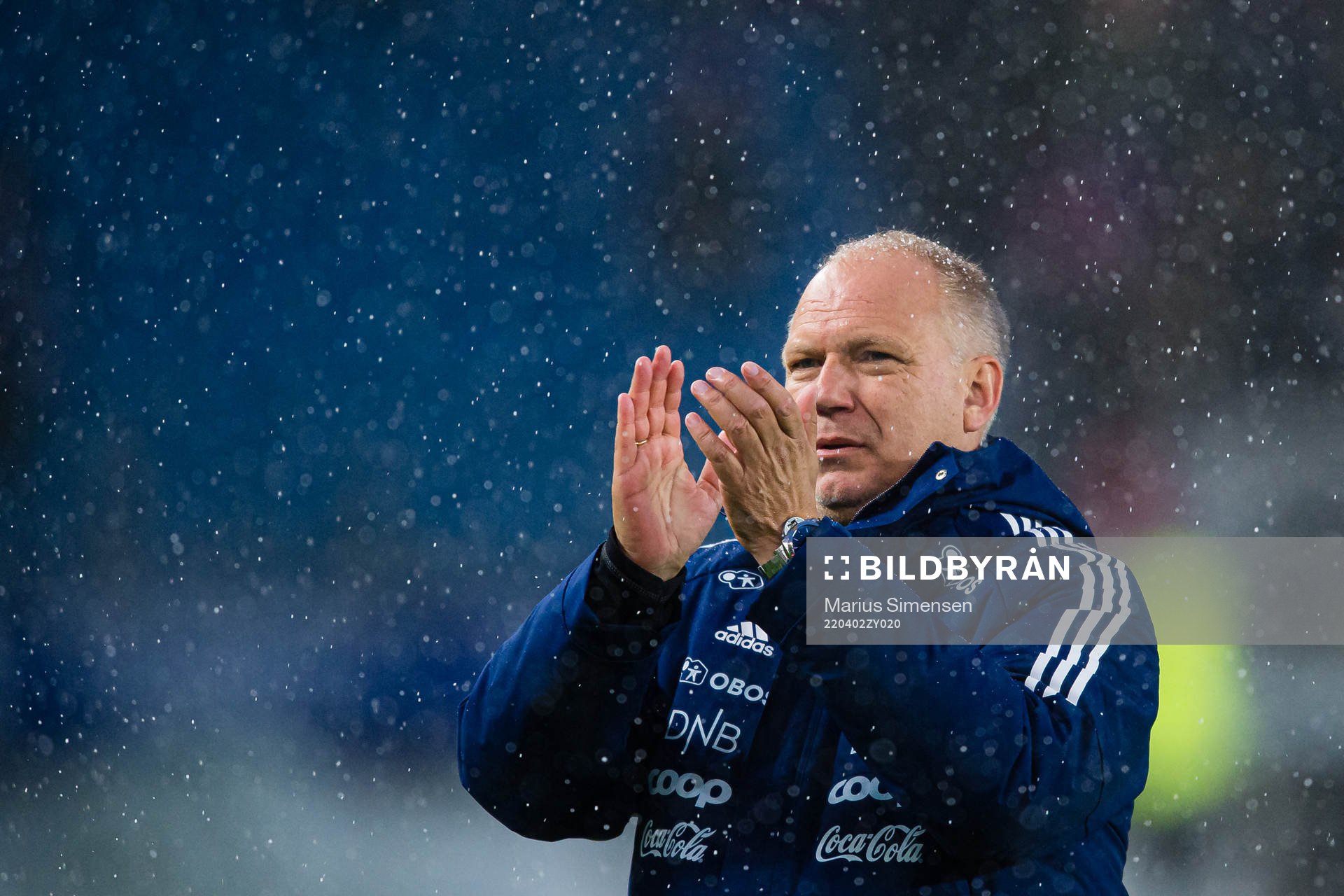 Dag-Eilev Fagermo, head coach of Vålerenga, after the Eliteserien match between Molde and Vålerenga on April 2, 2022 in Molde.