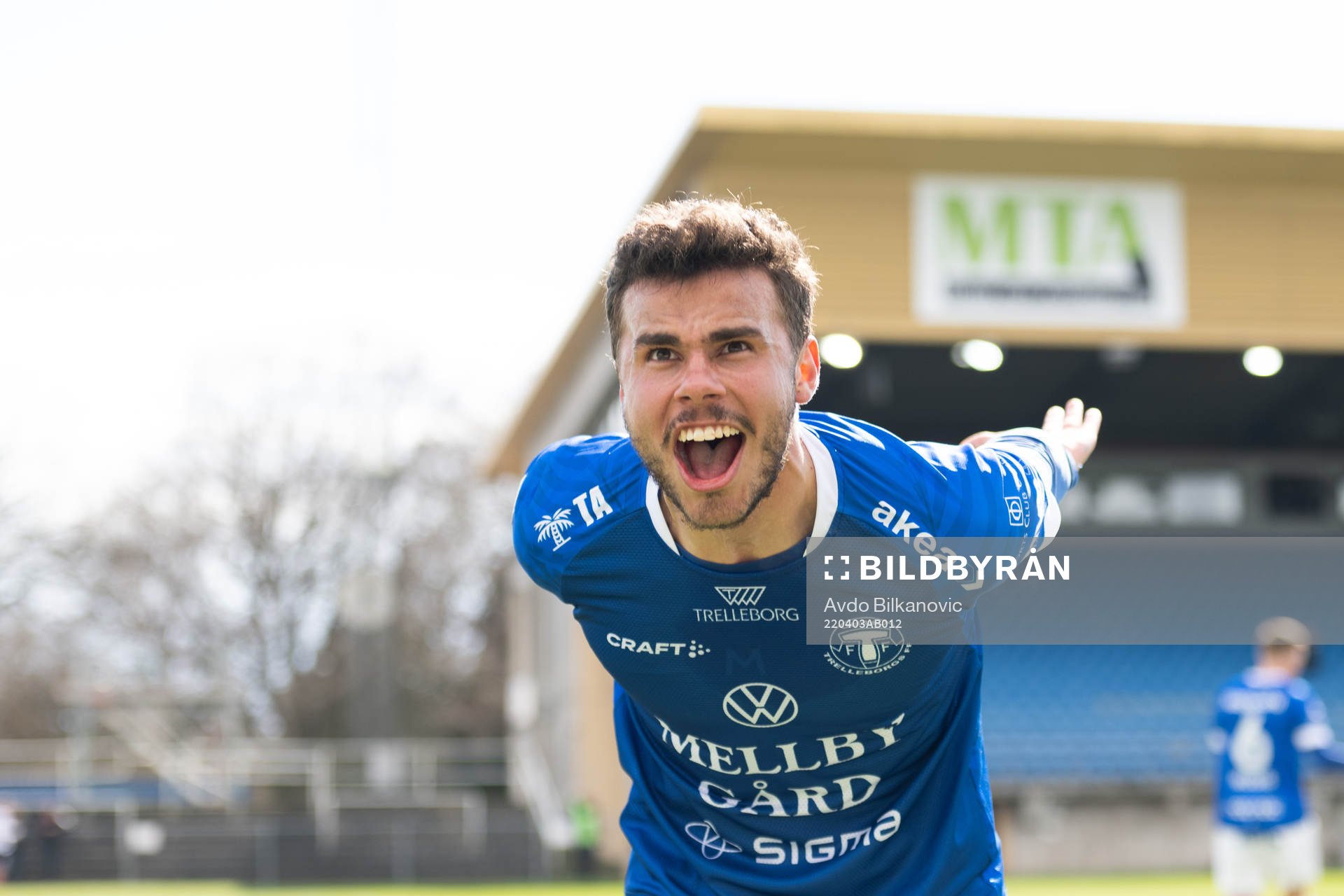 Trelleborgs Tom Wassholm jublar