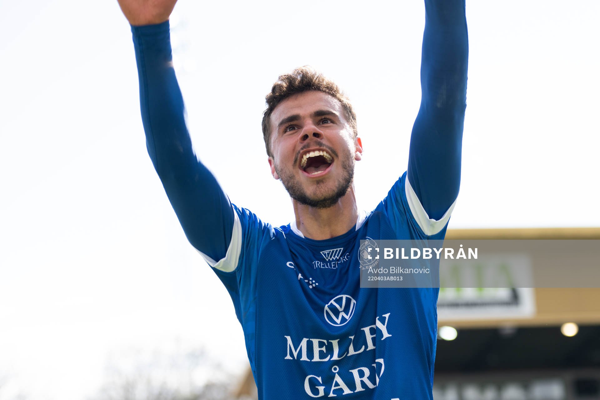 Trelleborgs Tom Wassholm jublar