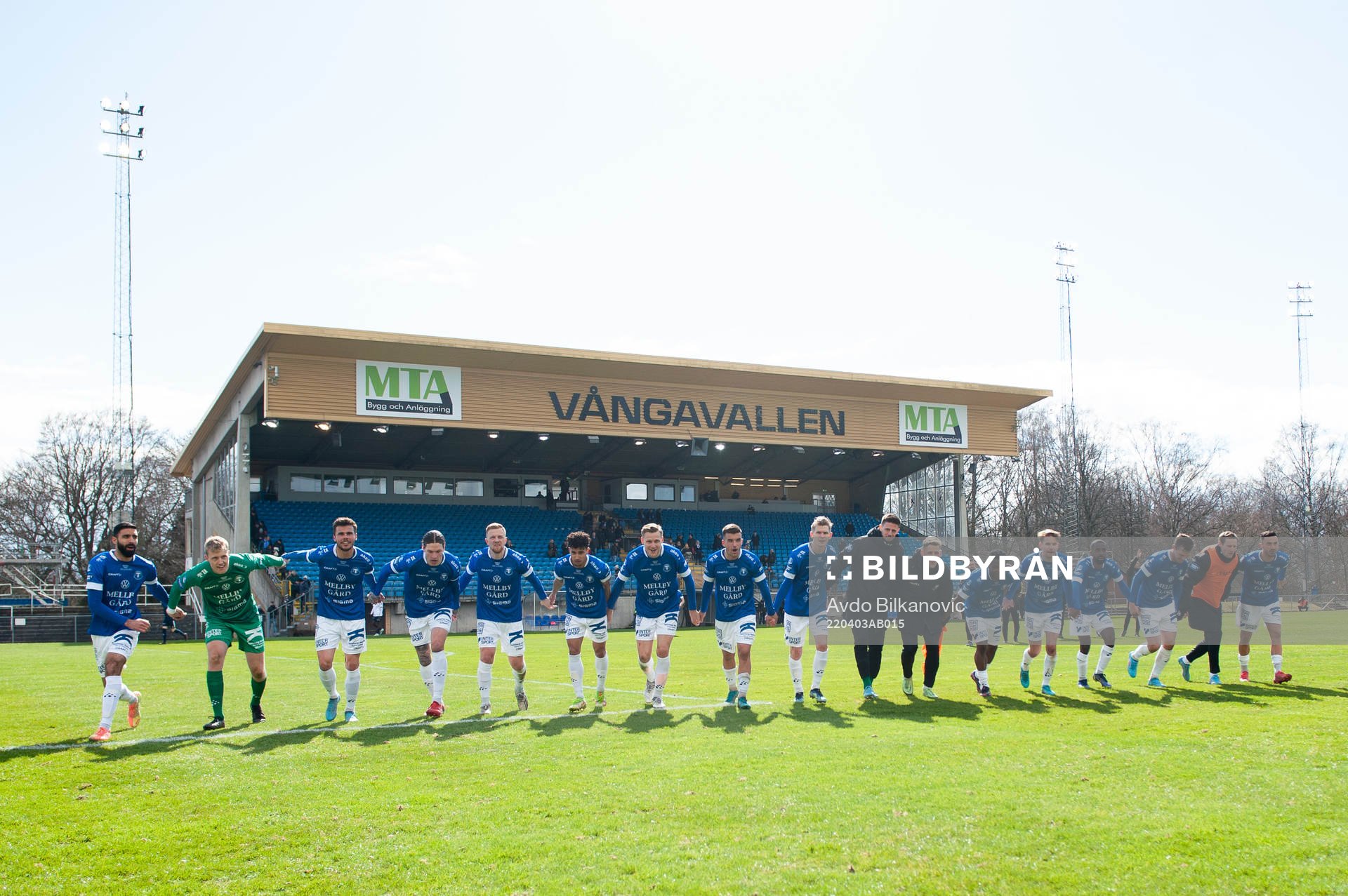 Trelleborgs spelare jublar